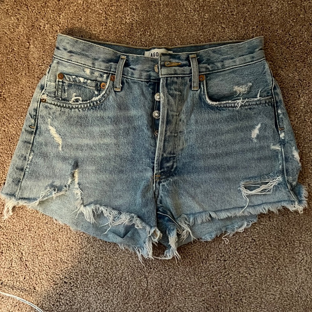 AGOLDE PARKER JEAN SHORTS SIZE 24